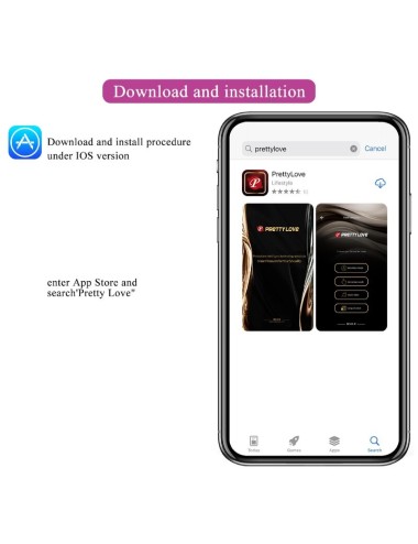 PRETTY LOVE - BILLY VIBRATION REMOTE CONTROL PURPLE - FREE APP