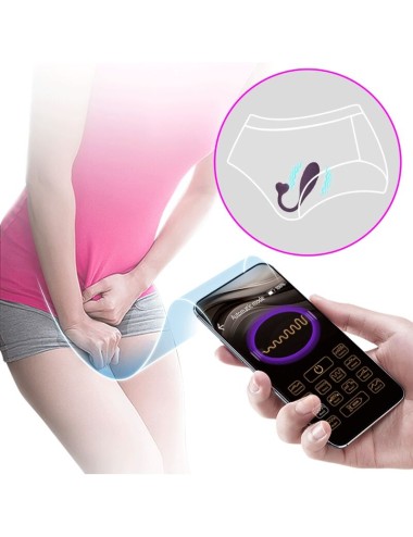 PRETTY LOVE - APP CONTROLLED FISHER VIBRATING EGG LILA