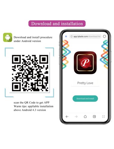 PRETTY LOVE - APP CONTROLLED FISHER VIBRATING EGG LILA