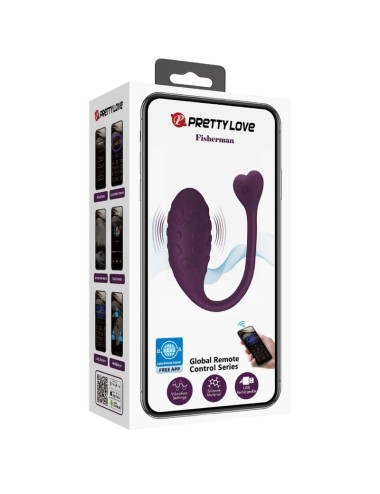 PRETTY LOVE - APP CONTROLLED FISHER VIBRATING EGG LILA