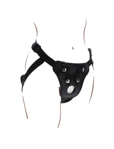 GET REAL - STRAP-ON PLEASURE HARNESS BLACK