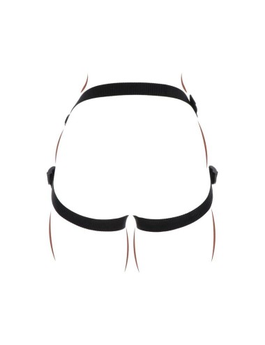 GET REAL - STRAP-ON PLEASURE HARNESS BLACK