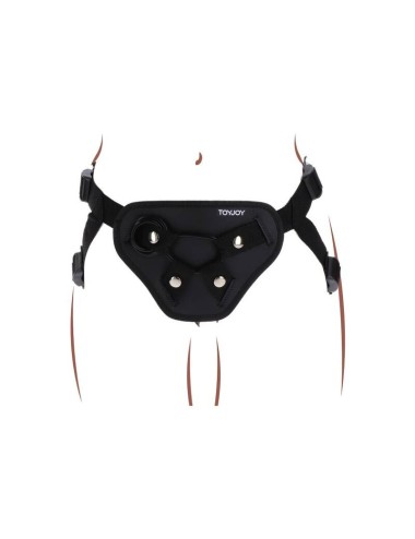 GET REAL - STRAP-ON DELUXE HARNESS BLACK