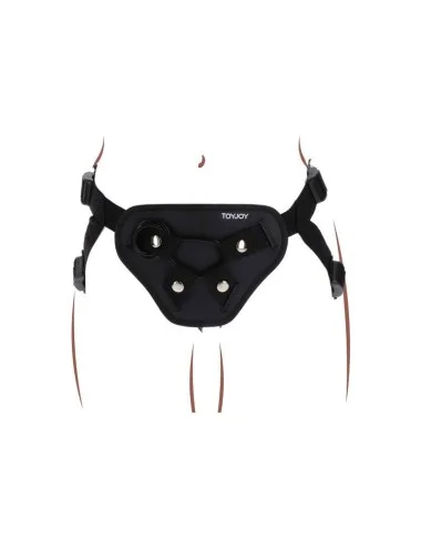 GET REAL - STRAP-ON DELUXE HARNESS BLACK
