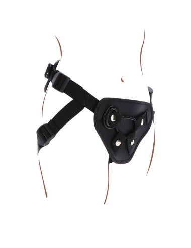 GET REAL - STRAP-ON DELUXE HARNESS BLACK