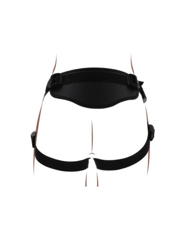 GET REAL - STRAP-ON DELUXE HARNESS BLACK
