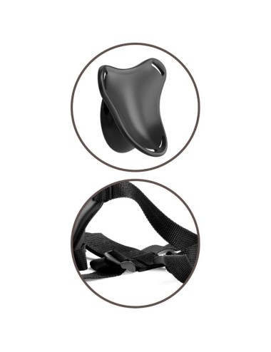 KING COCK - ELITE ADJUSTABLE HARNESS WITH DILDO 15.2 CM FOR BEGINNERS