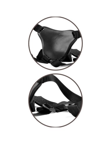 KING COCK - ELITE COMFY ADJUSTABLE HARNESS WITH DILDO 17.8 CM