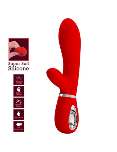 PRETTY LOVE - THOMAS MULTIFUNCTION G-SPOT VIBRATOR RED