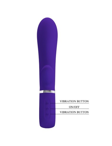 PRETTY LOVE - THOMAS MULTIFUNCTION G-SPOT VIBRATOR PURPLE