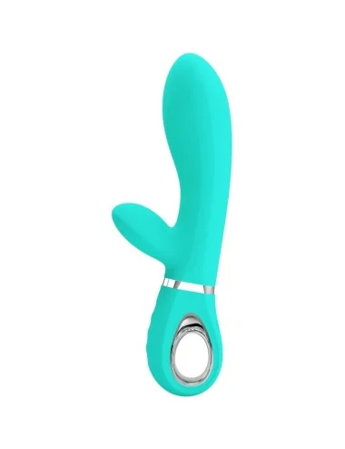 PRETTY LOVE - THOMAS MULTIFUNCTION G-SPOT VIBRATOR AQUA GREEN