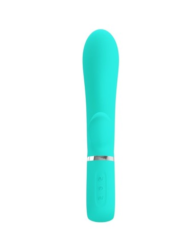 PRETTY LOVE - THOMAS MULTIFUNCTION G-SPOT VIBRATOR AQUA GREEN
