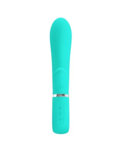 PRETTY LOVE - THOMAS MULTIFUNCTION G-SPOT VIBRATOR AQUA GREEN