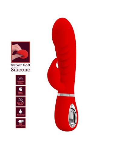 PRETTY LOVE - PRESCOTT MULTIFUNCTION G-SPOT VIBRATOR RED
