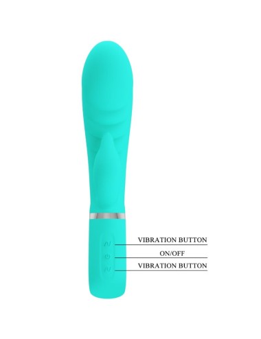 PRETTY LOVE - PRESCOTT MULTIFUNCTION G-SPOT VIBRATOR AQUA GREEN