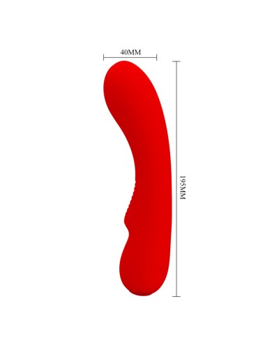 PRETTY LOVE - PRESCOTT RECHARGEABLE VIBRATOR RED
