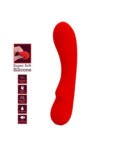PRETTY LOVE - PRESCOTT RECHARGEABLE VIBRATOR RED