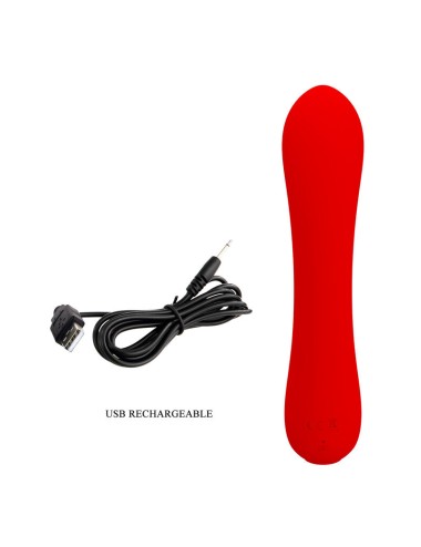 PRETTY LOVE - PRESCOTT RECHARGEABLE VIBRATOR RED