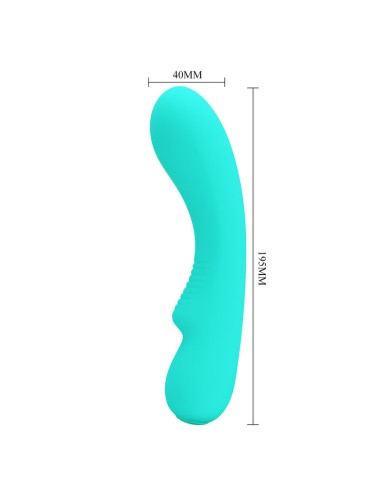 PRETTY LOVE - PRESCOTT RECHARGEABLE VIBRATOR AQUA GREEN