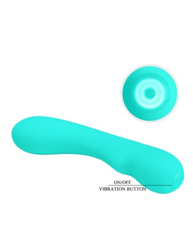 PRETTY LOVE - PRESCOTT RECHARGEABLE VIBRATOR AQUA GREEN