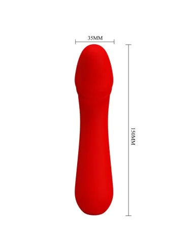 PRETTY LOVE - CETUS RECHARGEABLE VIBRATOR RED