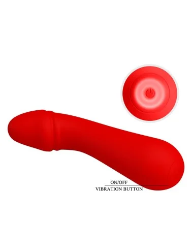 PRETTY LOVE - CETUS RECHARGEABLE VIBRATOR RED