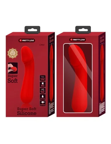 PRETTY LOVE - CETUS RECHARGEABLE VIBRATOR RED