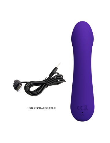PRETTY LOVE - CETUS RECHARGEABLE VIBRATOR PURPLE