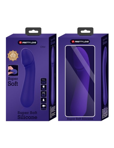 PRETTY LOVE - CETUS RECHARGEABLE VIBRATOR PURPLE
