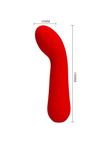 PRETTY LOVE - FAUN RECHARGEABLE VIBRATOR RED