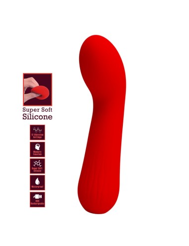 PRETTY LOVE - FAUN RECHARGEABLE VIBRATOR RED