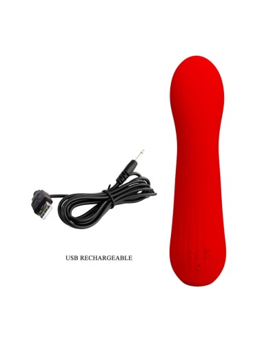 PRETTY LOVE - FAUN RECHARGEABLE VIBRATOR RED