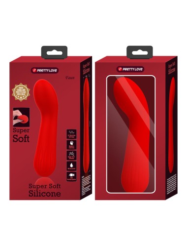 PRETTY LOVE - FAUN RECHARGEABLE VIBRATOR RED