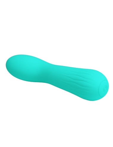PRETTY LOVE - FAUN RECHARGEABLE VIBRATOR AQUA GREEN