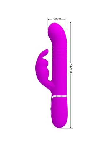 PRETTY LOVE - COALE RABBIT VIBRATOR PEARLS VIOLET