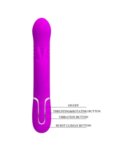 PRETTY LOVE - COALE RABBIT VIBRATOR PEARLS VIOLET