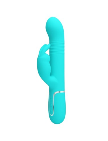 PRETTY LOVE - COALE RABBIT VIBRATOR PEARLS AQUA GREEN