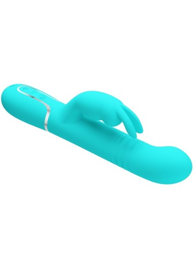 PRETTY LOVE - COALE RABBIT VIBRATOR PEARLS AQUA GREEN