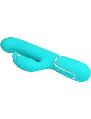 PRETTY LOVE - COALE RABBIT VIBRATOR PEARLS AQUA GREEN