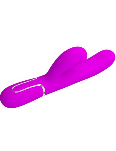 PRETTY LOVE - PERLITA MULTIFUNCTION 3 IN 1 G-SPOT VIBRATOR VIOLET