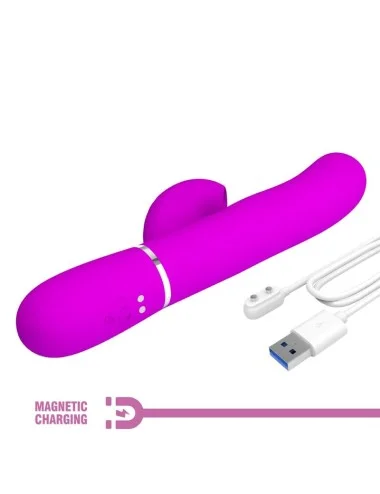 PRETTY LOVE - PERLITA MULTIFUNCTION 3 IN 1 G-SPOT VIBRATOR VIOLET