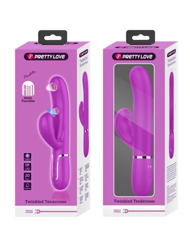 PRETTY LOVE - PERLITA MULTIFUNCTION 3 IN 1 G-SPOT VIBRATOR VIOLET