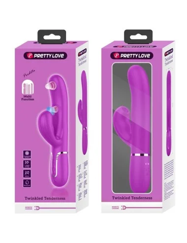 PRETTY LOVE - PERLITA MULTIFUNCTION 3 IN 1 G-SPOT VIBRATOR VIOLET