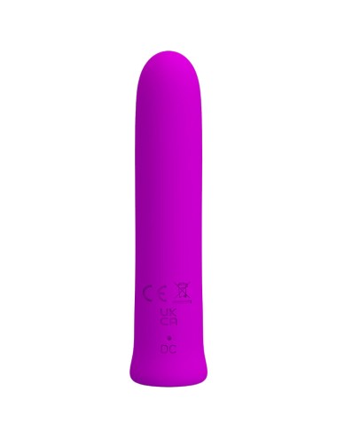 PRETTY LOVE - CURTIS MINI SUPER POWER VIBRATOR 12 VIOLET SILICONE VIBRATIONS