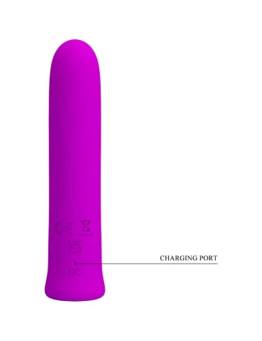 PRETTY LOVE - CURTIS MINI SUPER POWER VIBRATOR 12 VIOLET SILICONE VIBRATIONS