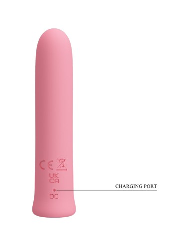 PRETTY LOVE - CURTIS MINI SUPER POWER VIBRATOR 12 PINK SILICONE VIBRATIONS
