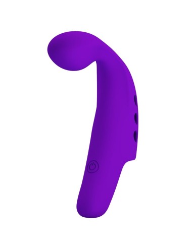 PRETTY LOVE - GORGON PURPLE RECHARGEABLE FINGER VIBRATOR