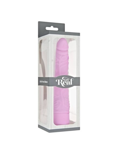 GET REAL - CLASSIC SLIM VIBRATOR PINK