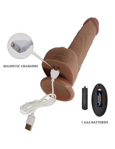 PRETTY LOVE - TOMMY REALISTIC DILDO VIBRATOR 22.5 CM