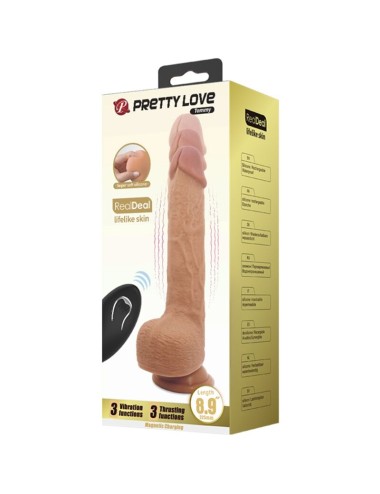 PRETTY LOVE - TOMMY REALISTIC DILDO VIBRATOR 22.5 CM